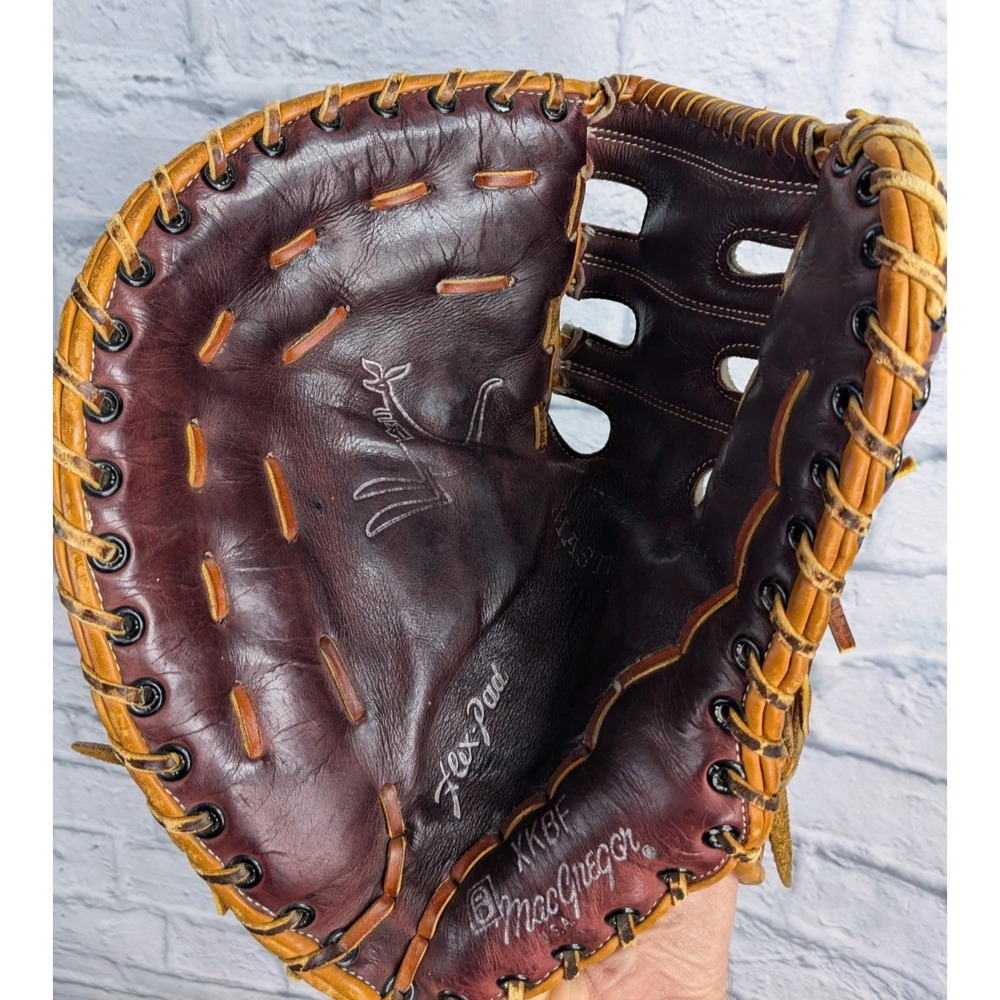MacGregor Kangaroo Leather First Base Mitt XKBF Left Hand Throw Made USA RARE c1